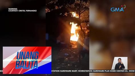 Sunog Sumiklab Sa Isang Residential Area Sa Barangay Malanday Ub