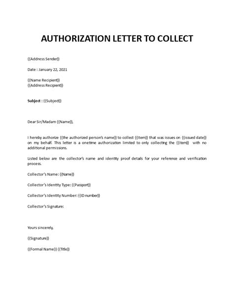 How Do I Write An Authorization Letter To Collect Atm Card On My Behalf