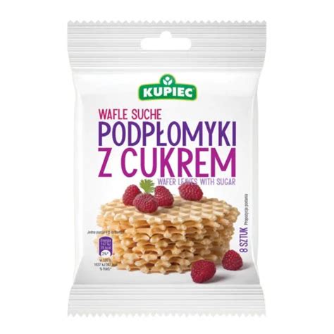 Wafle suche Podpłomyki bez cukru 70g Kupiec Sklep Społem Kielce