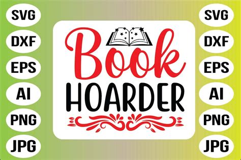 Book Hoarder Graphic By Svg Bundle Store Creative Fabrica