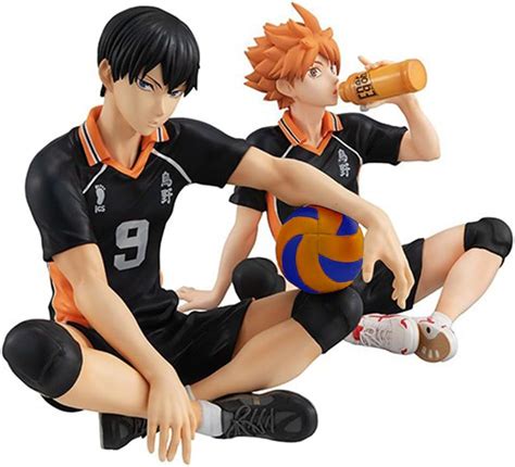 Qusunx Haikyuu Hinata Shoyo Tobio Kageyama Action Figura 10 Cm Pose