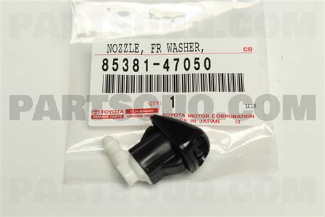 NOZZLE SUB ASSY WASHER 8538168010 Toyota Parts PartSouq