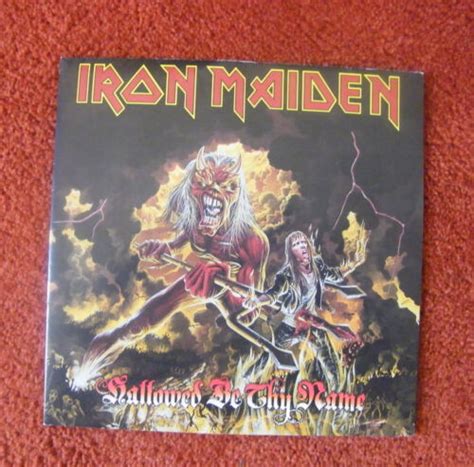 Iron Maiden Hallowed Be Thy Name Limited Ed 7 Red Vinyl Single EMP