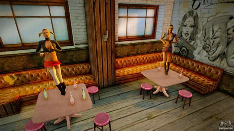 Prostitutes Dancing In The Bar On The Table For GTA San Andreas