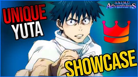 Asi Es Mi Yuta Unique Evo Showcase Anime Adventures Roblox Youtube