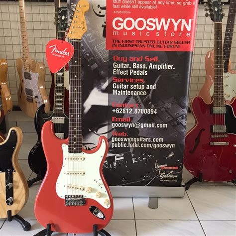 No Stock Fender Japan Exclusive Classic 60s Stratocaster Fiesta Red Gooswyn Guitar