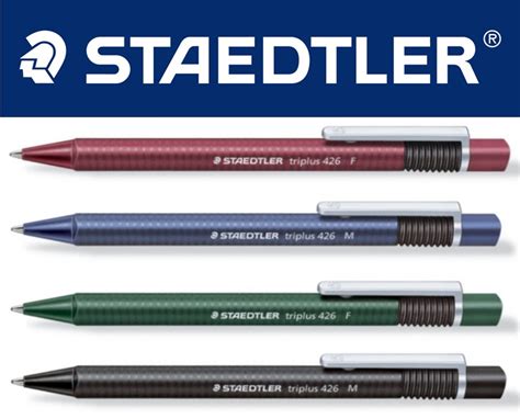 Staedtler Triplus Retractable Ballpoint Pen Fine And Medium Tip Singles