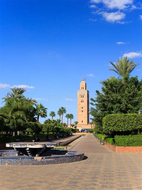 Koutoubia in Marrekesh, Morocco Stock Image - Image of marrakesh ...