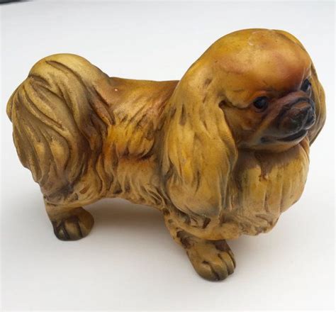 Sale Dog Figurine Pekingese Figurine Ceramic By Treasureofmemories