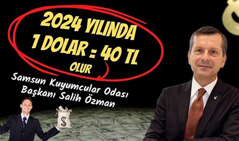 Salih Zman Dan Dolar Tahmini Dolar Bu Y L Lira Gelecek Sene