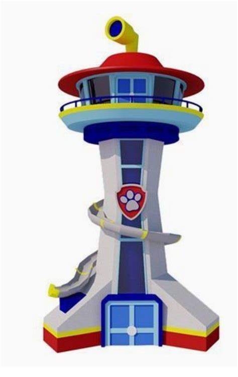 Paw Patrol Condiment Labels Transparent Paw Patrol Lookout Tower In