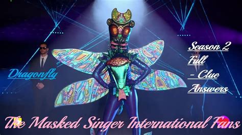 The Masked Singer Australia Dragonfly Season 2 Full Youtube