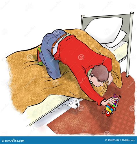 Dog Hiding Under Bed Stock Illustrations – 5 Dog Hiding Under Bed Stock Illustrations, Vectors ...