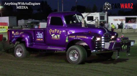 Super Stock Gas Trucks Class TTPA Truck Pulls At Fowlerville MI 2017