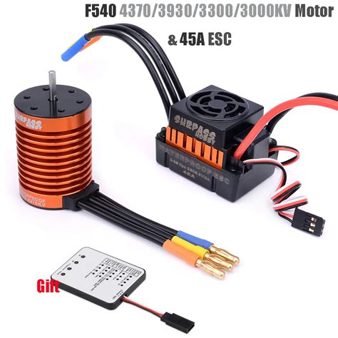 SURPASS HOBBY RC F540 4370 3930 3300 3000kv Brushless Motor With 45A