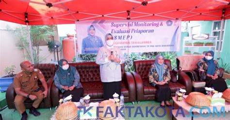 Indira Jusuf Ismail Lakukan Smep Program Kerja Tp Pkk Kecamatan Tamalanrea