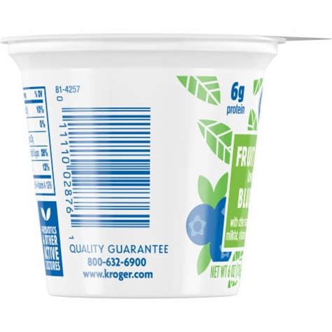 Kroger® Blueberry Lowfat Yogurt Cup 6 Oz Fred Meyer