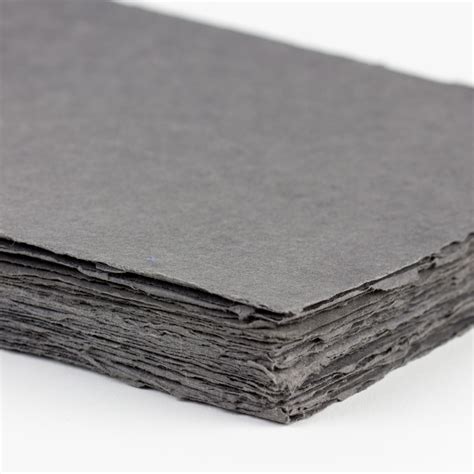 Charcoal Handmade Paper Sheet - oblation papers & press