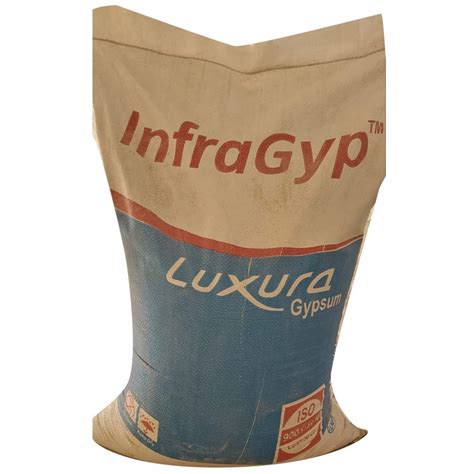 White Infra Gyp Luxura Gypsum Powder Grade A Grade Packaging Size