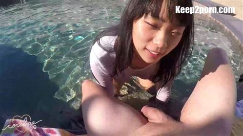 Cocobae Plugged Asian Outdoor Pool Fuck Creampie Fullhd P