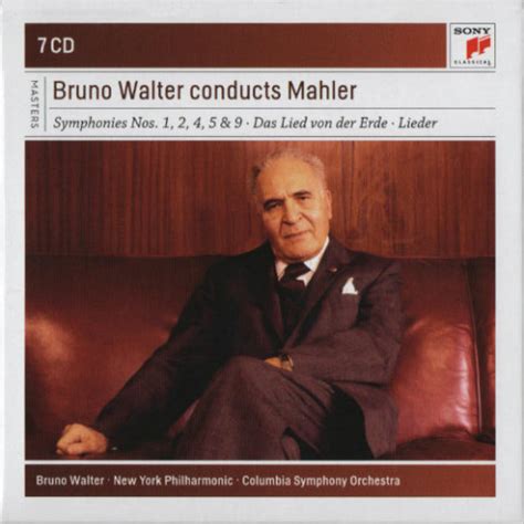 Bruno Walter Conducts Mahler New York Philharmonic Orchestra