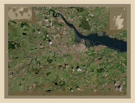 Falkirk Scotland Great Britain High Res Satellite Capital Stock