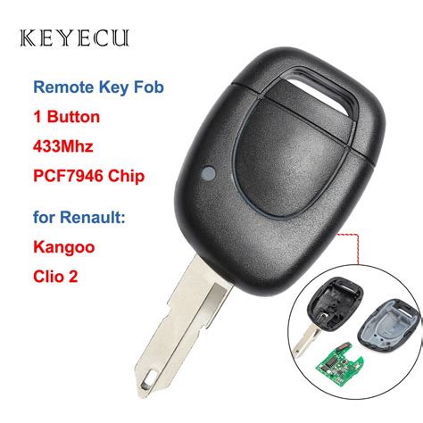 Keyecu Cl T L Commande De Remplacement Pour Voiture Bouton Mhz