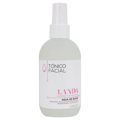 Landa Tónico Facial Agua De Rosas Hidratante Suavizante X 200ml