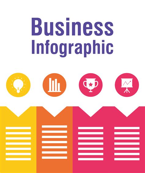 Business infographic with circular icons 1750377 Vector Art at Vecteezy