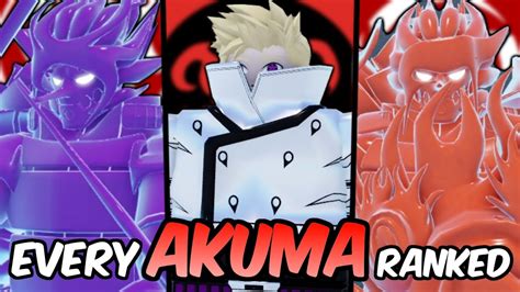 EVERY Akuma RANKED From WORST To BEST Shindo Life Bloodline Tier