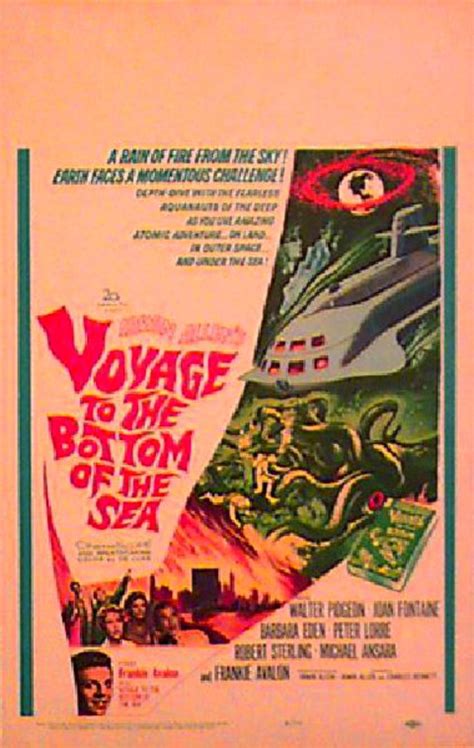 Voyage to the Bottom of the Sea 1961 U.S. Window Card Poster ...