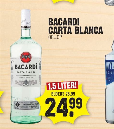 BACARDI CARTA BLANCA 1 5 Liter Aanbieding Bij Super Dirck 3