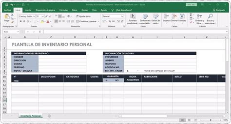 Programa De Inventario En Excel