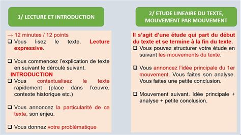 Bac Français Létude Linéaire à Loral Bac Français 1ere Partie De L