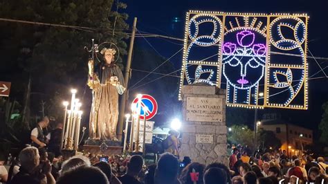 PALERMO PROCESSIONE DI S ROSALIA AL MARABITTI VERSO LE FALDE DI