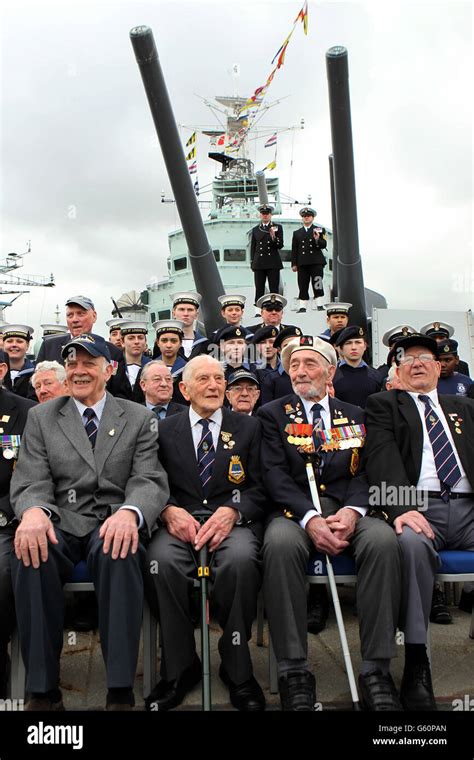 Veterans Of Hms Belfast Help Celebrate Her 75th Birthday On Hms Belfast