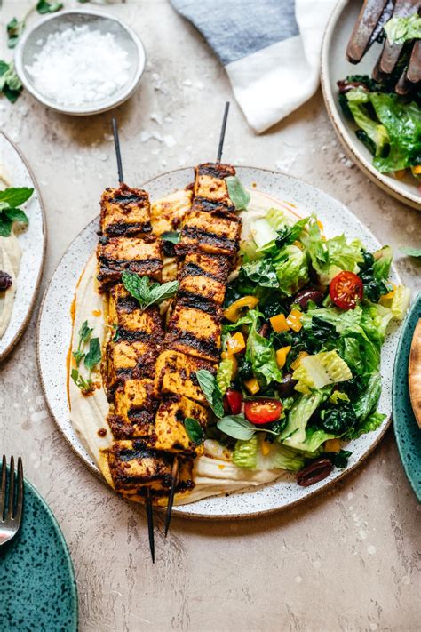 Mediterranean Grilled Tofu Kebabs Vegan Crowded Kitchen