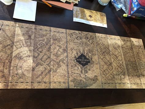 Finished Marauder’s Map Puzzle R Harrypotter