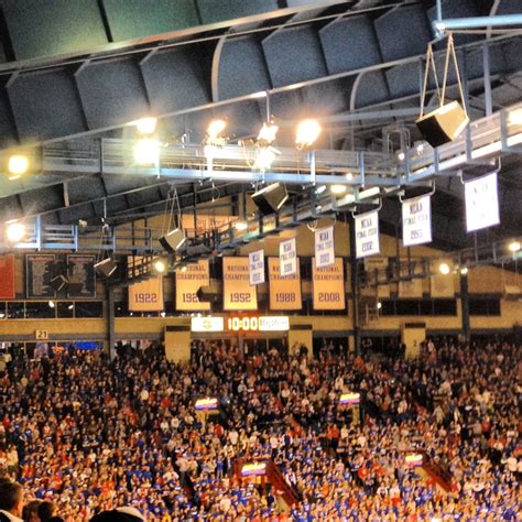 Allen Fieldhouse | Ku basketball, Kansas basketball, Basketball court