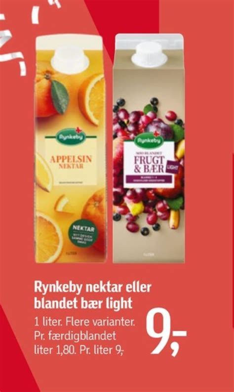 Nektar appelsinjuice tilbud hos Føtex