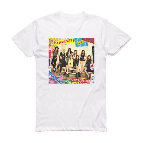 Girls Generation Paparazzi Album Cover T-Shirt White – ALBUM COVER T-SHIRTS