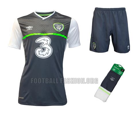 Republic Of Ireland 201516 Umbro Away Kit Football Fashionorg