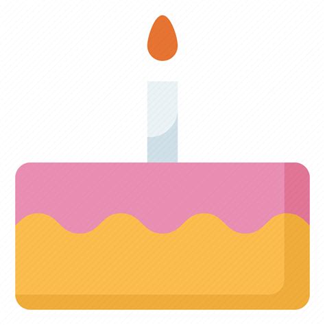 Birthday Cake Candle Icon Download On Iconfinder