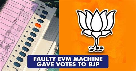 Rti Reveals That Faulty Evms Cast Vote For Bjp When Pressed Button For