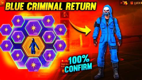 Blue Criminal Bundle Return Free Fire Blue Criminal Return Confirm