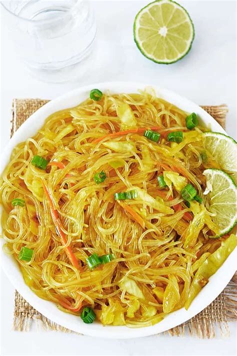 Pancit Bihon Filipino Stir Fried Noodles Pancit Pancit Bihon