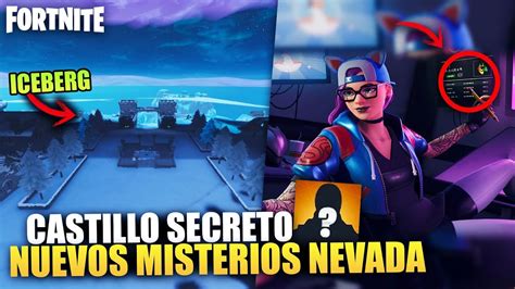 Nuevos Secretos Castillo Dentro Del Iceberg [filtrado] Misterios Nevada Fortnite Battle