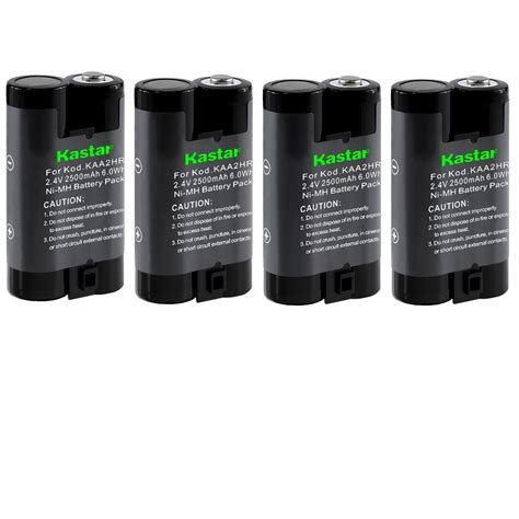 Kastar 4 Pack KAA2HR Replacement Battery For Kodak EasyShare Series