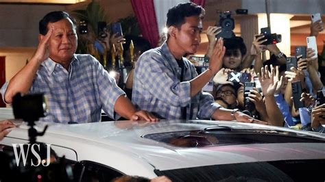 Ex General Prabowo Subianto On Track To Win Indonesia Election Wsj