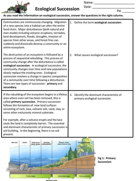 The Science Of Ecology Worksheet Answers Scienceworksheets Net